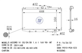 <b>HONDA:</b> 19010-PCA-023<br/>