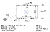 <b>HONDA:</b> 19010-P8C-A51<br/>