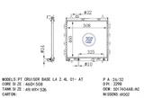 <b>CHRYSLER:</b> 5017404AB<br/>
