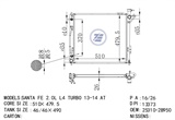 <b>HYUNDAI:</b> 253102B950<br/>