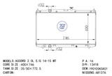 <b>HONDA:</b> 19010-5K0-A01<br/>