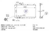 <b>HONDA:</b> 19010R1BA51<br/>