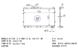 <b>HYUNDAI:</b> 253104H500<br/>