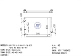 <b>BMW:</b> 17117533472<br/>