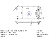 <b>CHRYSLER:</b> 52030191AA<br/>