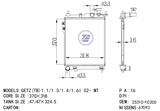 <b>HYUNDAI:</b> 25310-1C200<br/>